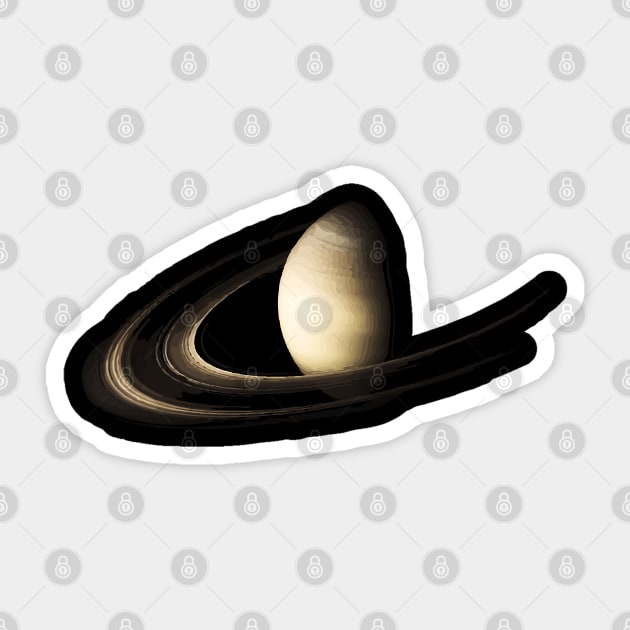 saturn planet Sticker by Lamink